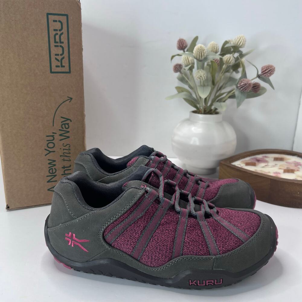 Kuru Chicane On Your Feet Comfort Sneaker Slate Gray/Rose Pink Women 9.5W
